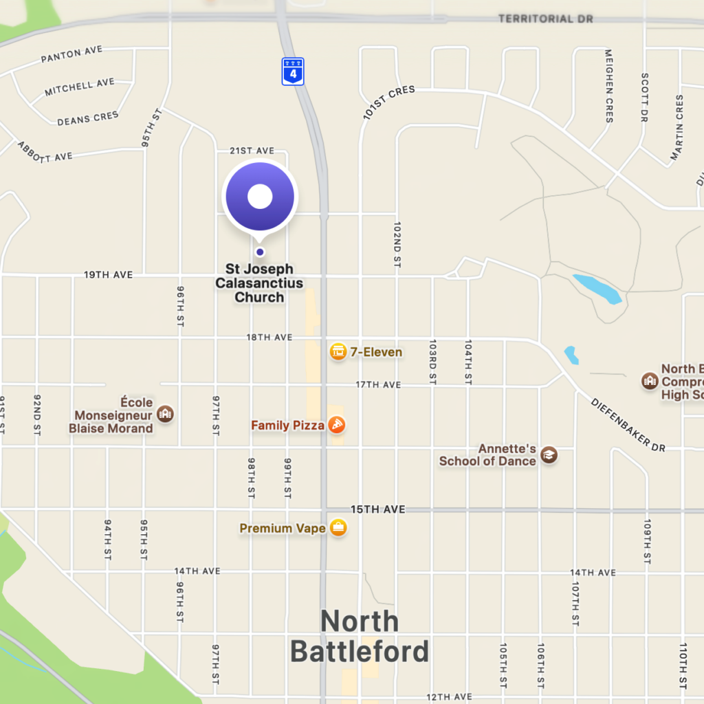 St. Joseph Calasanctius Roman Catholic Church, North Battleford